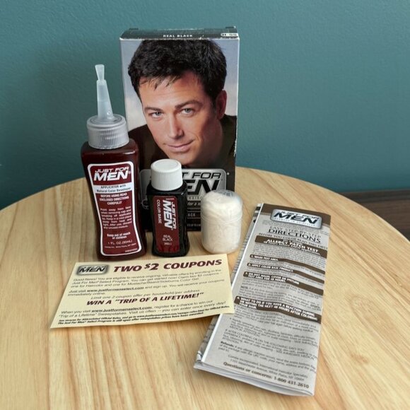 Just For Men Shampoo-In Haircolor Real Black H-55 - Picture 3 of 3